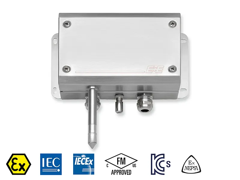 EE300Ex Intrinsically Safe Humidity / Temperature Transmitter for wall mounting